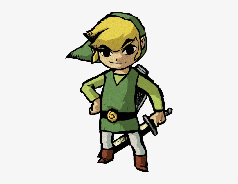 The Wind Waker - Legend Of Zelda Four Swords Link, transparent png download