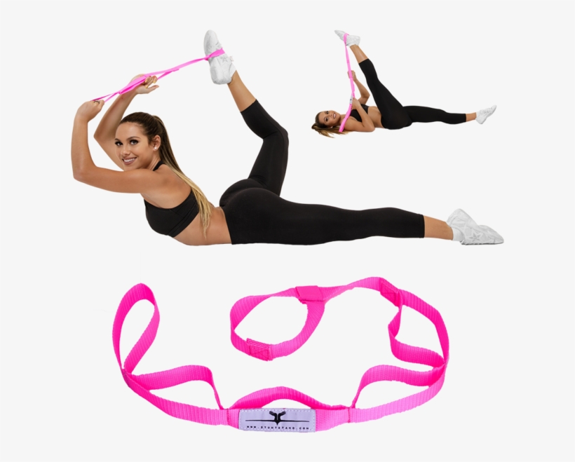 Cheerleading Stunt Stand Balance & Flexibility Stretching - Stunt Stand Essential Stretch Strap, transparent png download