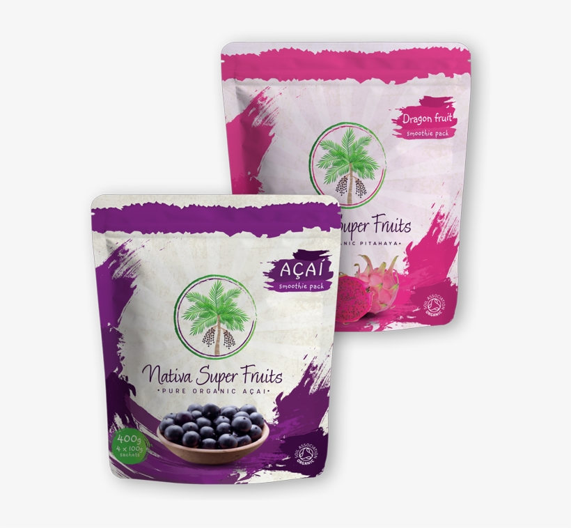 Pure Organic Acai And Dragon Fruit - Açaí Palm, transparent png download