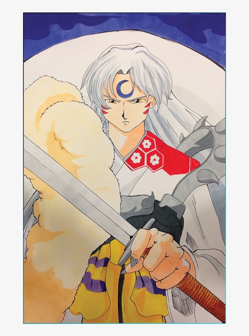 Sesshomaru Art Print, transparent png download