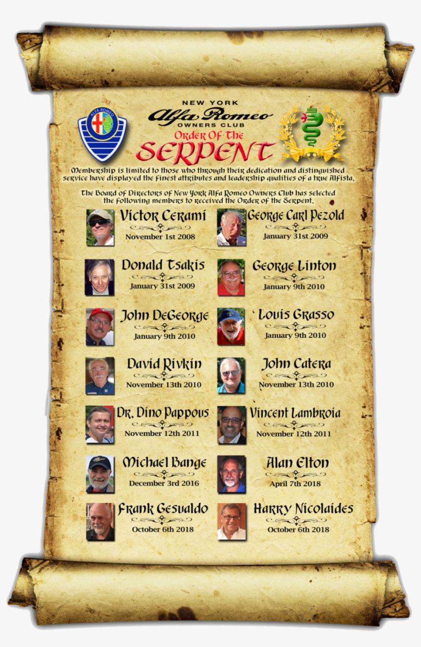 Order Of Serpent 8-18 - Old Paper, transparent png download