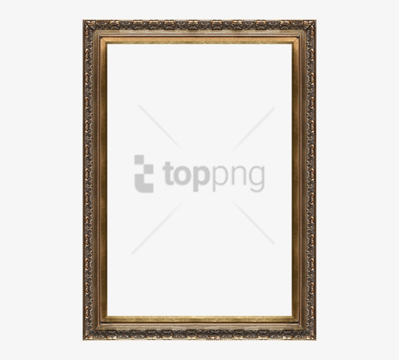 Colorful Frame Frame Clipart Child Transparent Background - Golden Photo Frame, transparent png download