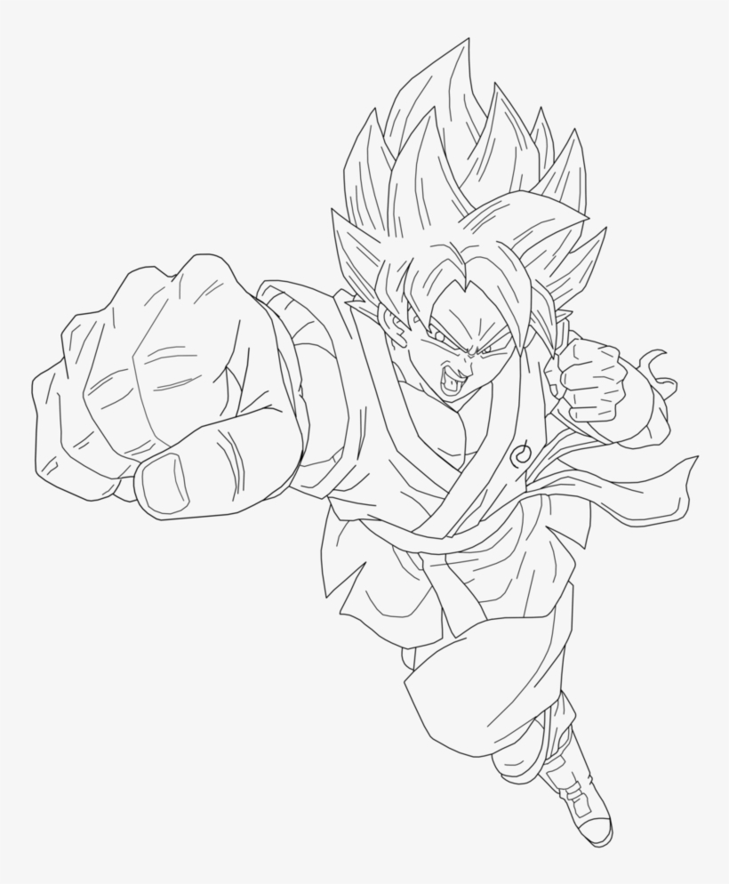 Dragon Ball Z Super Saiyan God Coloring Pages