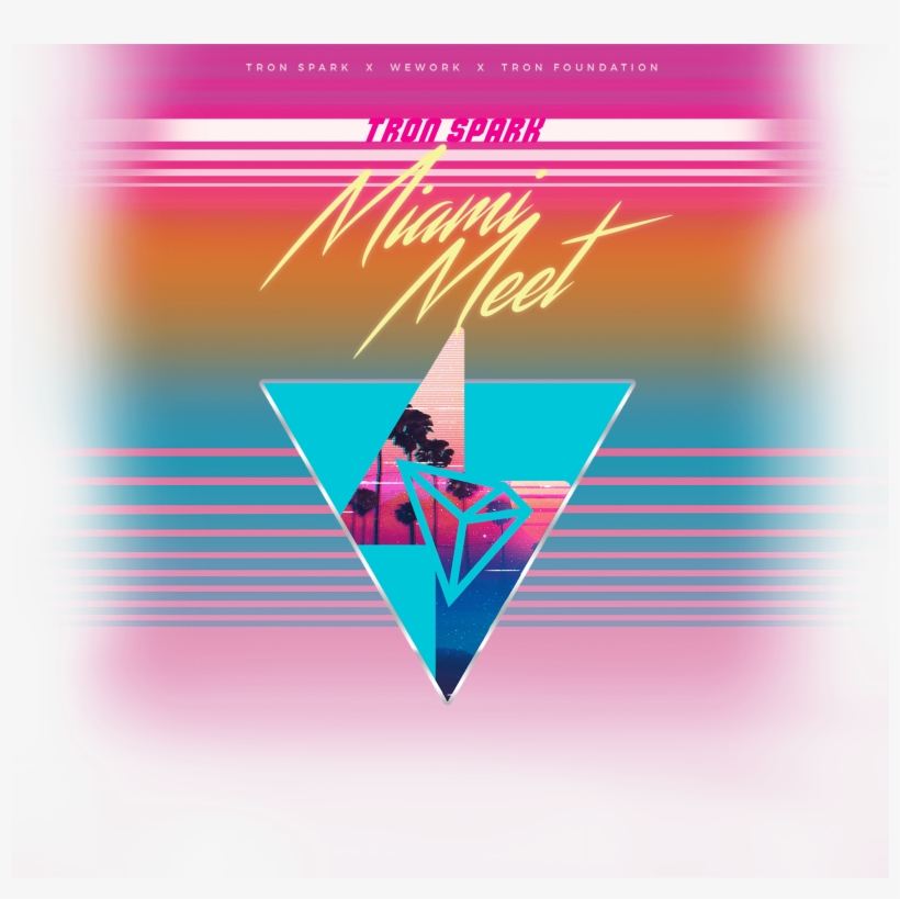 Tron Spark Wework Miami Meet Event - Graphic Design, transparent png download