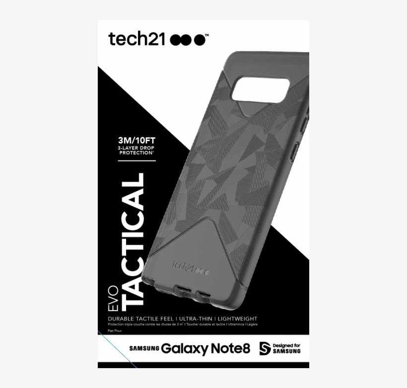 Tech21 Evo Tactical Note 8, transparent png download