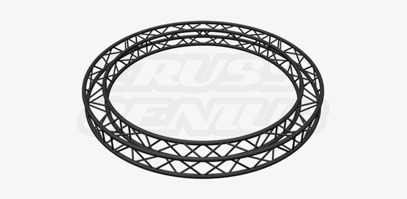 Sq C3 90 Matte Black F34 Square Truss Circle - Circle Truss Png, transparent png download