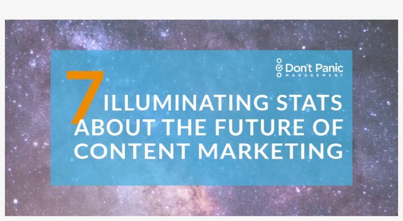 7 Illuminating Stats About The Future Of Content Marketing - Electric Blue, transparent png download