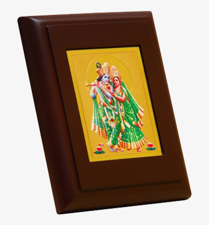 Table Radha Krishanji Green Meenakari - Lord Krishna, transparent png download