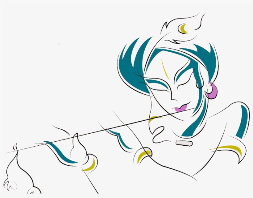 कन्हैया कन्हैया तुझे आना पड़ेगा आना पड़ेगा Krishna - Shri Krishna Name Logo, transparent png download