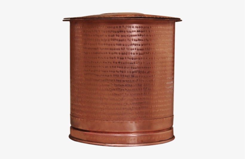 Copper Water Storage Drum - Storage Basket, transparent png download