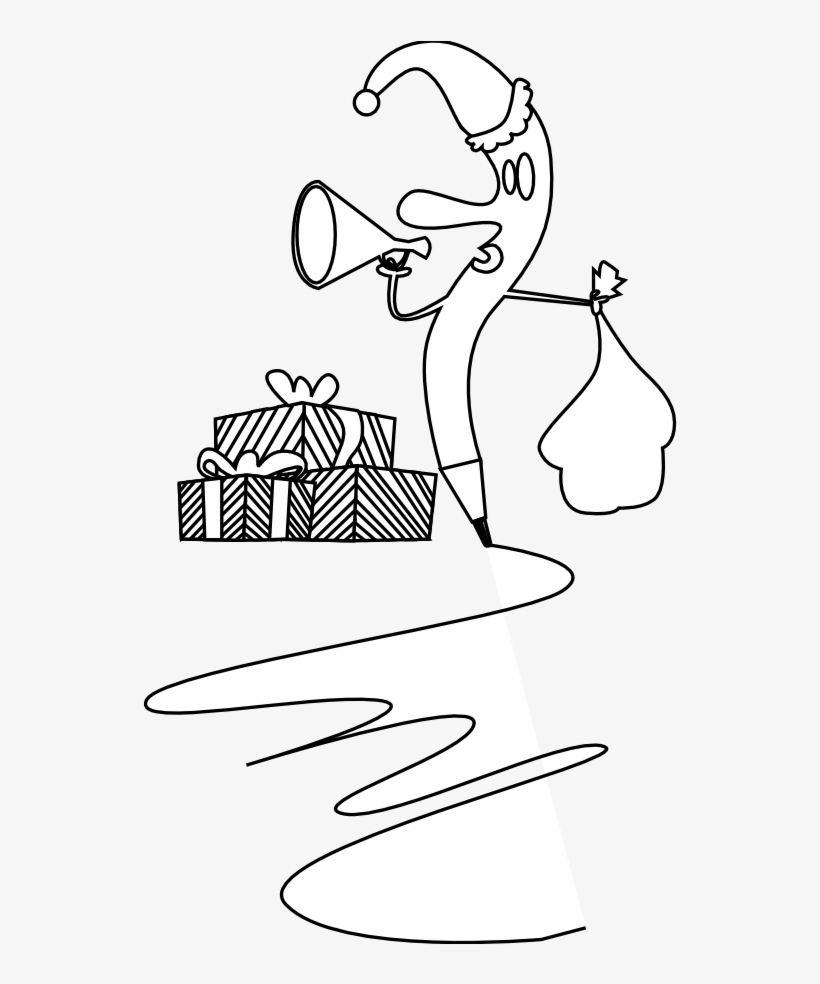 Book And Pen Black And White Images Pictures - Line Art, transparent png download