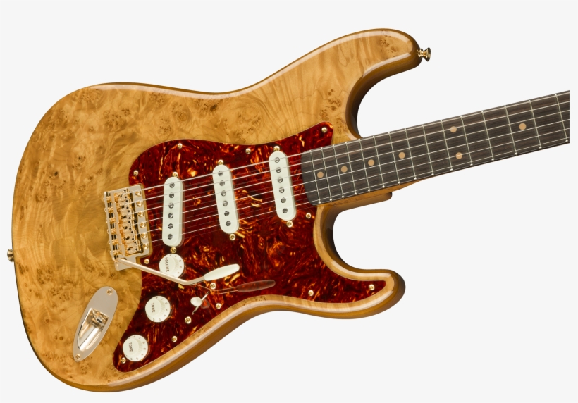 Artisan Maple Burl Strat Artisan Series Fender Custom - Fender Stratocaster Limited Edition, transparent png download