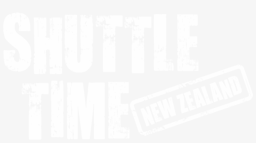 Shuttle Time New Zealand Logo White - Shuttle Time Logo, transparent png download