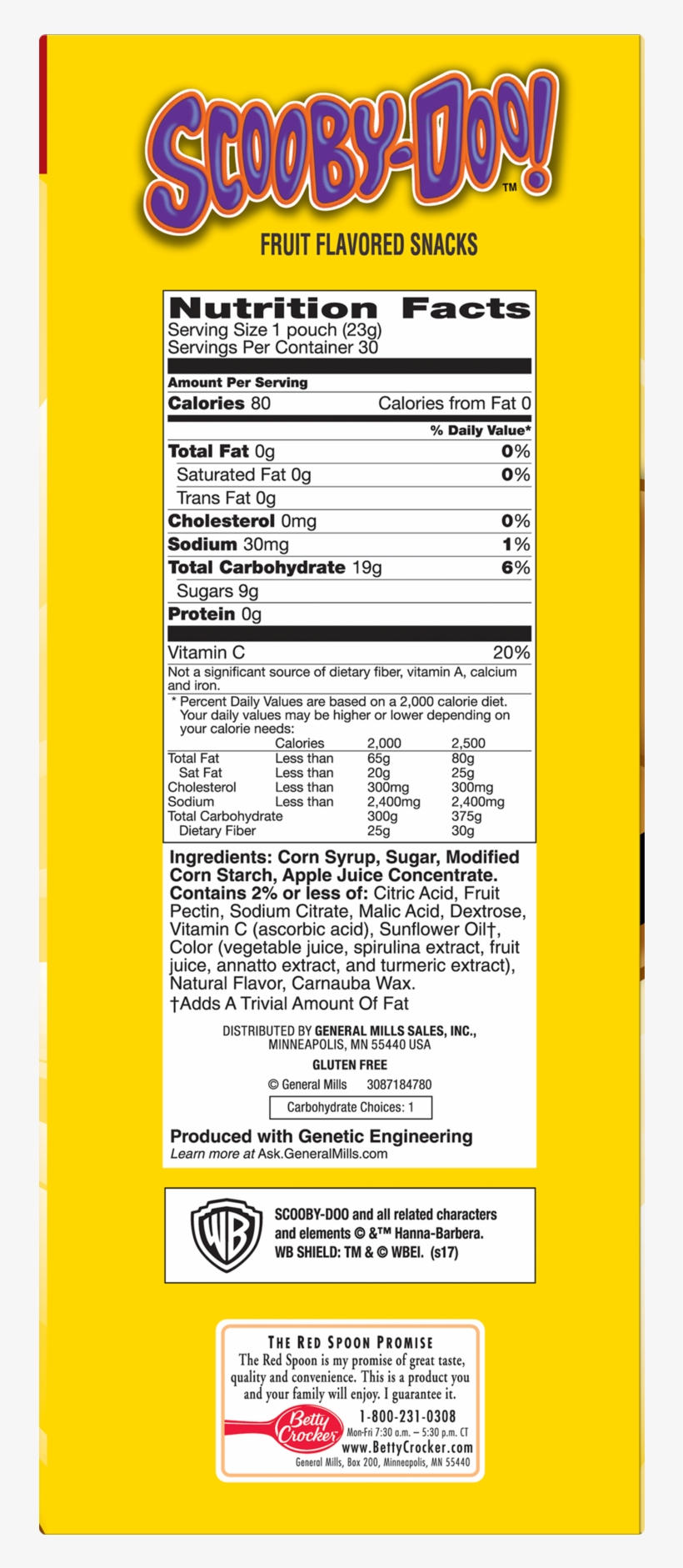 Fruit Snacks Scooby Doo Snacks Mega Pack 30 Pouches - Scooby Doo, transparent png download
