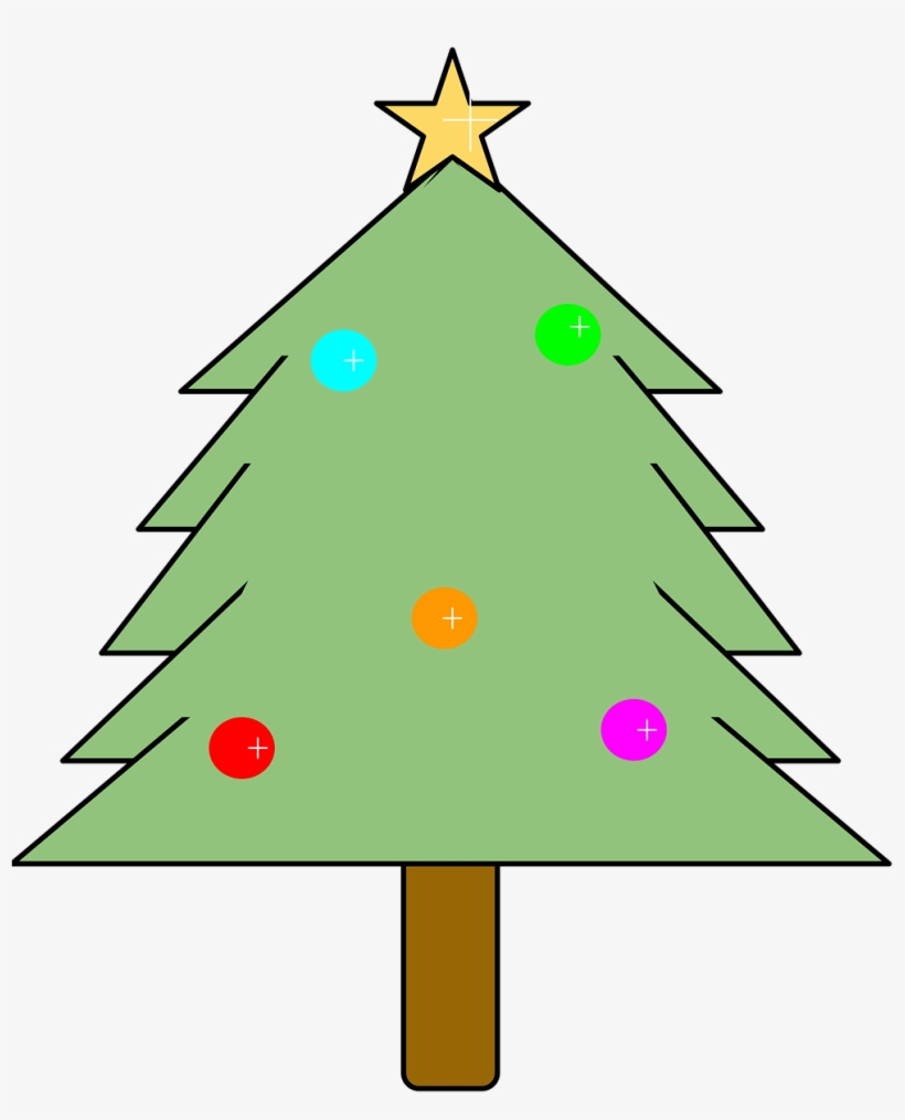 Pine Images,free Vector Graphics,free Pictures - Christmas Tree, transparent png download