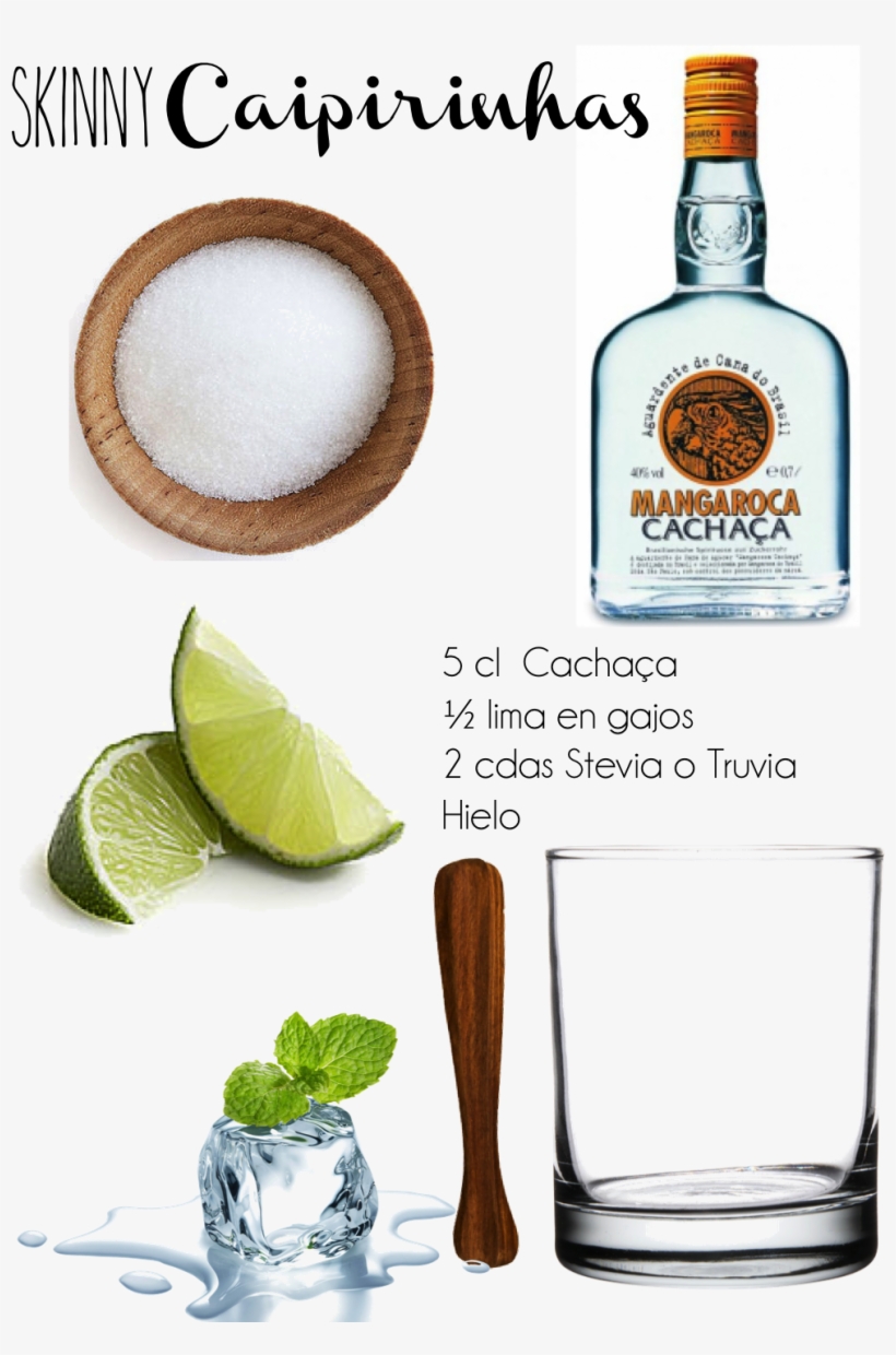 Detodounlolo Skinny Caipirinhas - Glass Bottle, transparent png download
