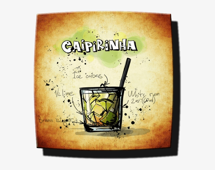 Cocktail Caipirinha Rezepte Cocktail Caipirinha - Free Cocktail Vector For Caipirinha, transparent png download