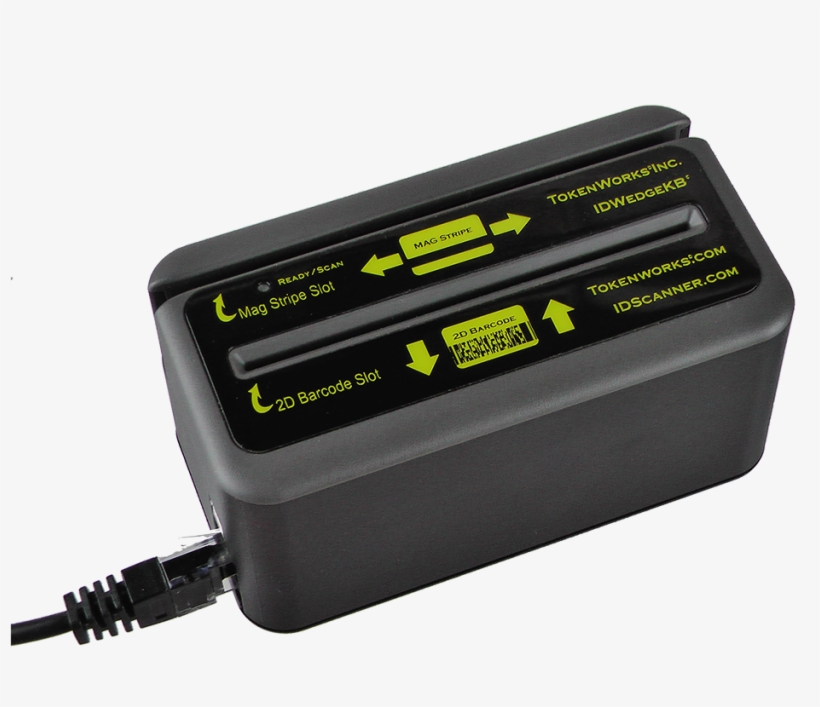 Idwedgekb Id Scanner From Tokenworks - Laptop Power Adapter, transparent png download