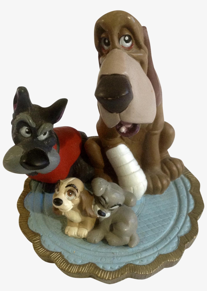 Vintage Lil Classics Disney Store Lady & The Tramp - Figurine, transparent png download