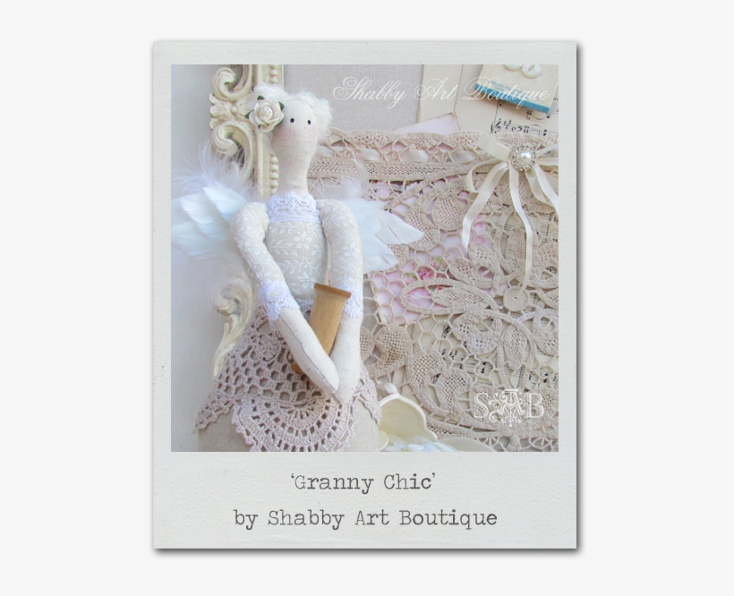 Shabby Art Boutique June Collage Granny Chic Thumb - Crochet, transparent png download