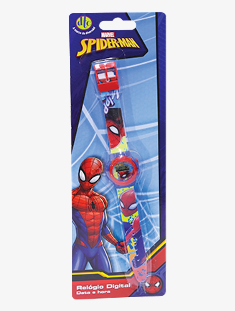 Relogio Homem Aranha Embalagem - Spiderman, transparent png download