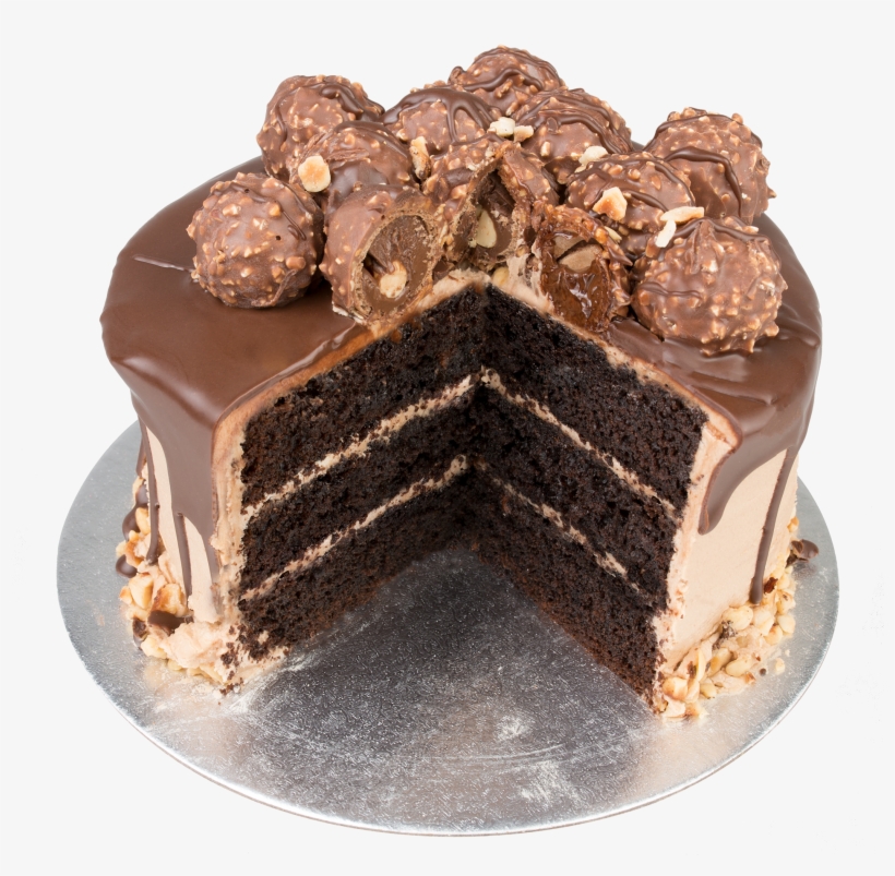The Chocolate Hazlenut Truffle Cake - Chocolate Cake, transparent png download