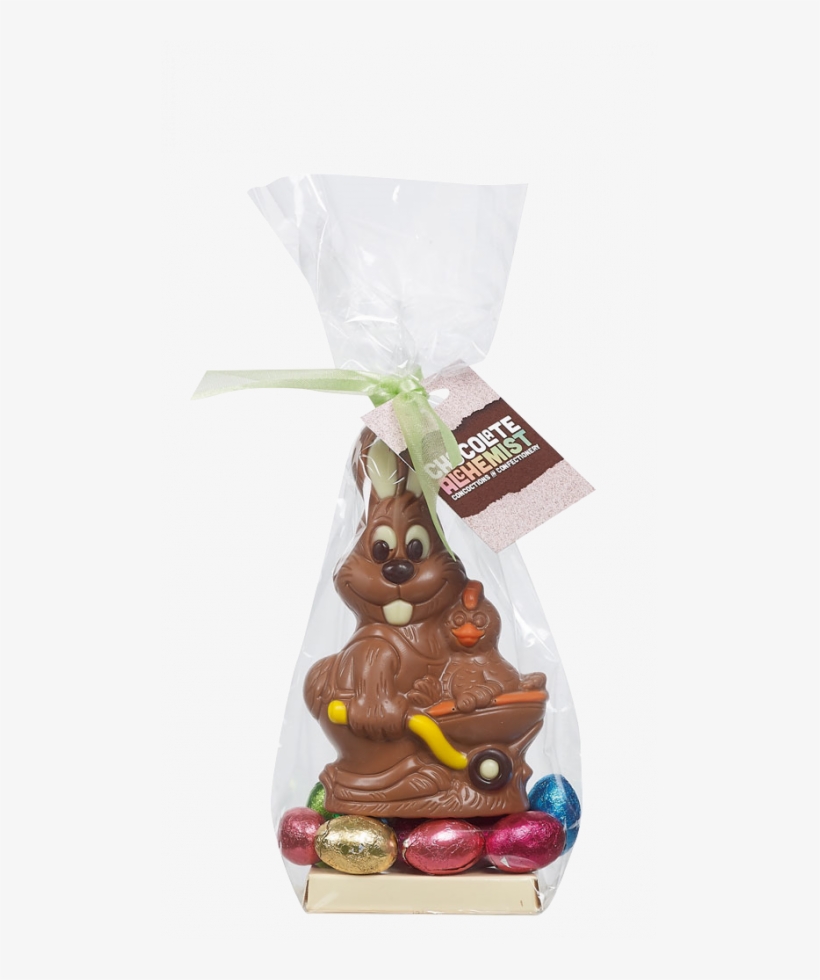 Chocolate Alchemist Belgian Milk Chocolate Bunny With - Peeps, transparent png download