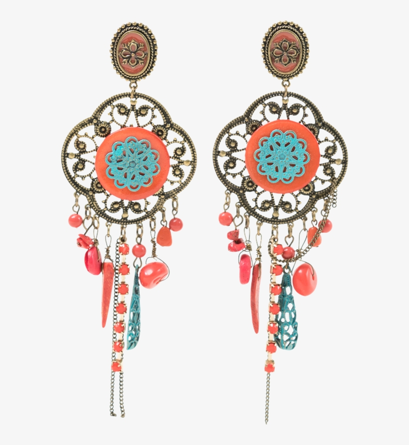 Bohemian Dream Earrings - Illustration, transparent png download