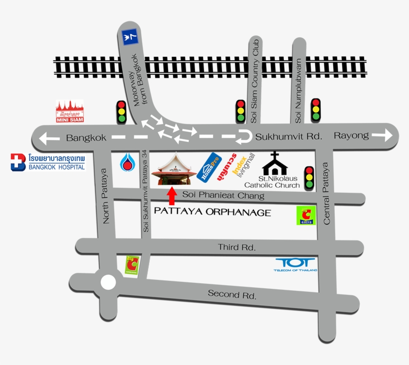 Http - //maps - Google - Com/pattayaorphanage - Diagram, transparent png download
