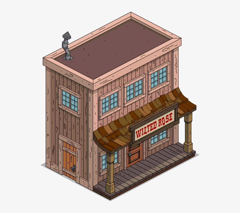 Wilted Rose - Log Cabin, transparent png download