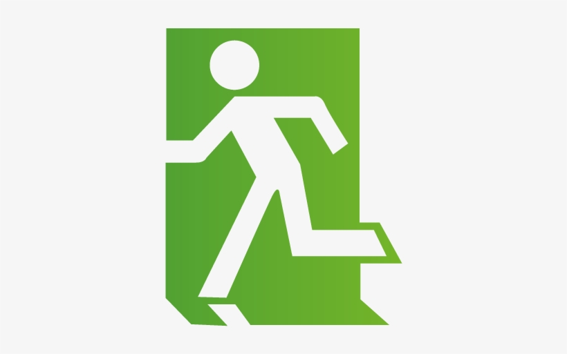 Which Page Did They Exit At - Exit Sign, transparent png download