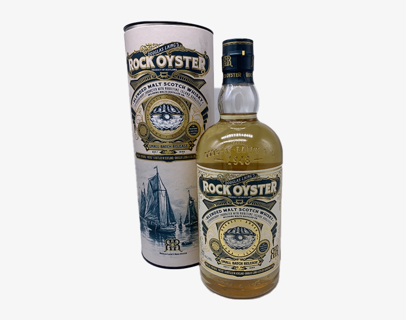 Douglas Laing's Rock Oyster Small Batch Malt Scotch - Blended Whiskey, transparent png download