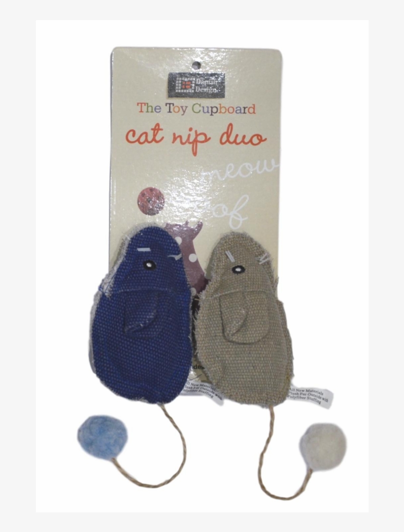 Milo & Max Catnip Duo Cat Toys - Mouse, transparent png download