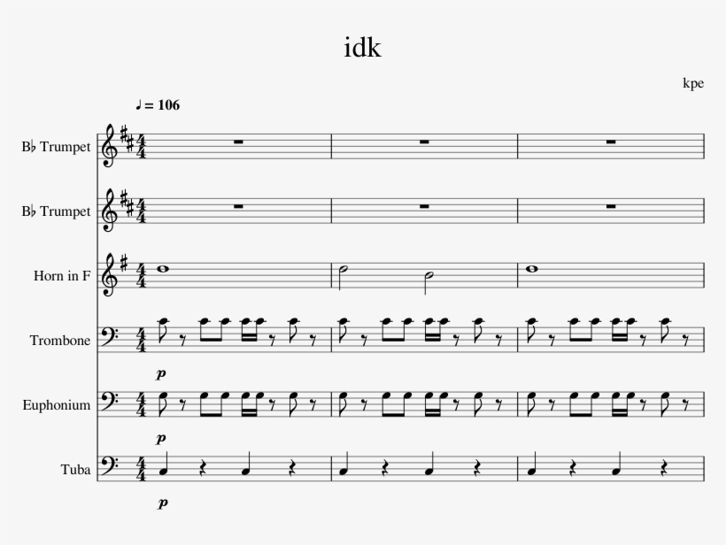Print - Sheet Music, transparent png download
