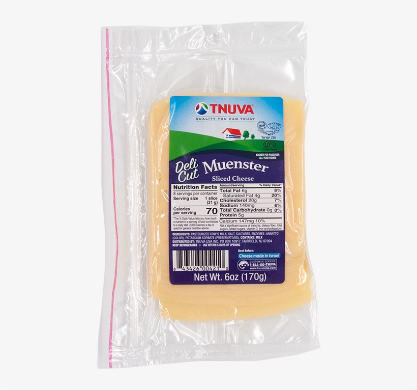 Muenster Sliced 6oz Deli Cut - Bratwurst, transparent png download