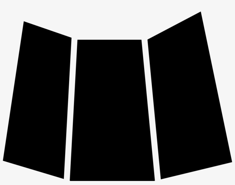 Black Printed Folded Paper Comments - Paper, transparent png download