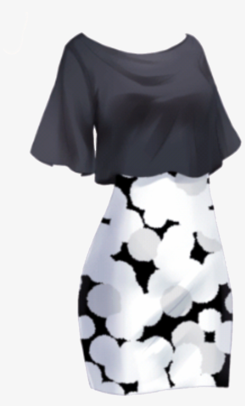 Abstract Black 'n White - Love Nikki Shirt Png, transparent png download