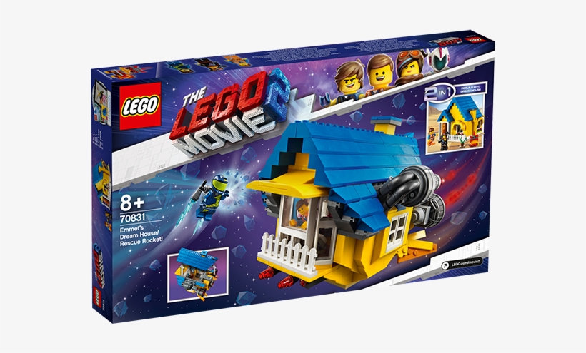 Lego 70831 The Lego Movie 2 Emmet's Dream House/rescue - Lego Movie 2 Lego Sets, transparent png download