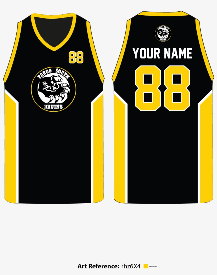 Bruins-1 Men's Basketball Jersey - Fargo South Bruins, transparent png download