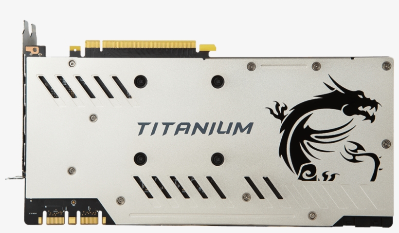 Msi Geforce Gtx 1070 Ti Titanium 8g 4 - Gtx 1070 Ti Titanium 8g, transparent png download
