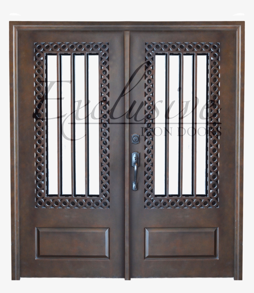 Agatha Square Double Iron Door Exclusive Iron Doors - Home Door, transparent png download