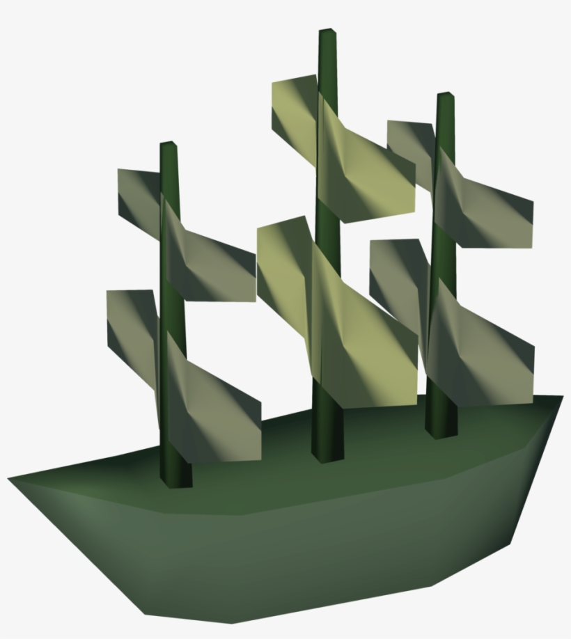 The Model Ship Is A Item Found During Ghosts Ahoy - Boat, transparent png download