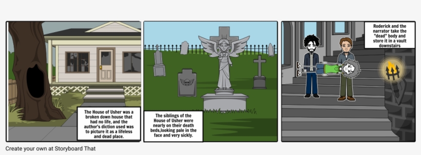The Fall Of The House Of Usher - Cemetery, transparent png download