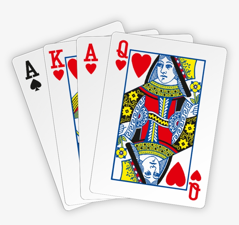 Hearts Spielkarten - Oil Painting Of Hearts Royal Flush, transparent png download