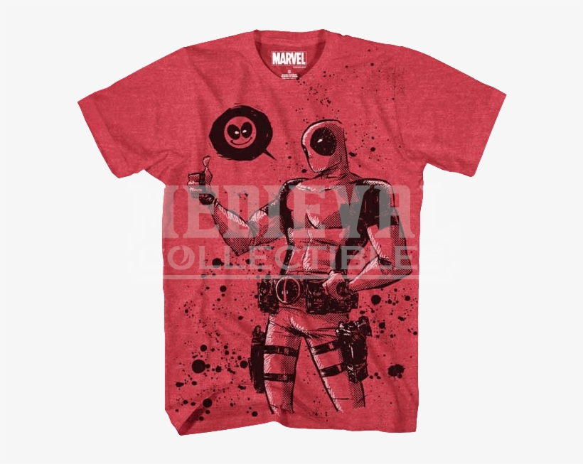 Mens Deadpool Thumbs Up T Shirt - Not My Gumdrop Buttons Shirt, transparent png download