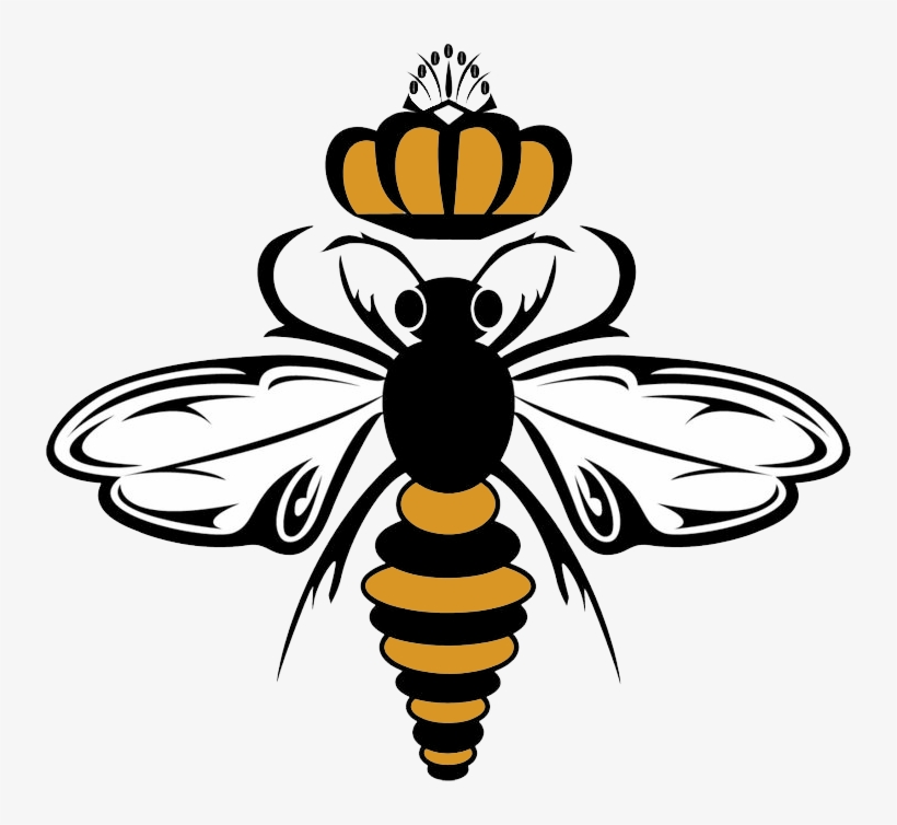 Deons Honey Products Icon - Bee With A Crown, transparent png download