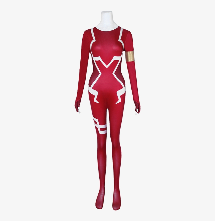 Darling In The Franxx 02 Headdress Wig Cos Armor Battle - Zero Two Fighting Outfit, transparent png download