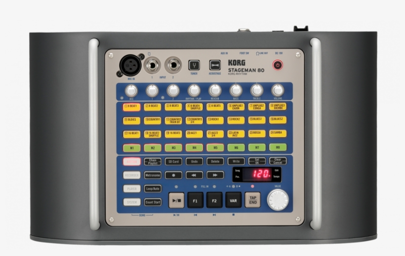 Korg Stageman 80 Pa And Drum Machine - Korg Stageman 80, transparent png download