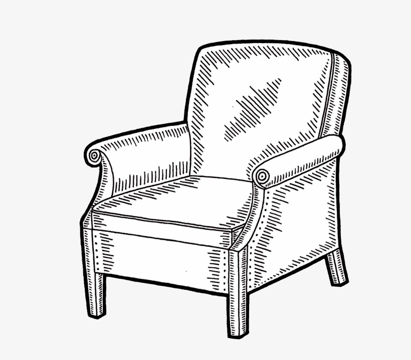 My Passion In Counselling Is Create A Relationship - Therapy Chair Drawing, transparent png download