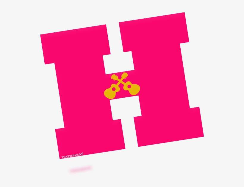 Letra H Coco Disney - Letra H Coco, transparent png download